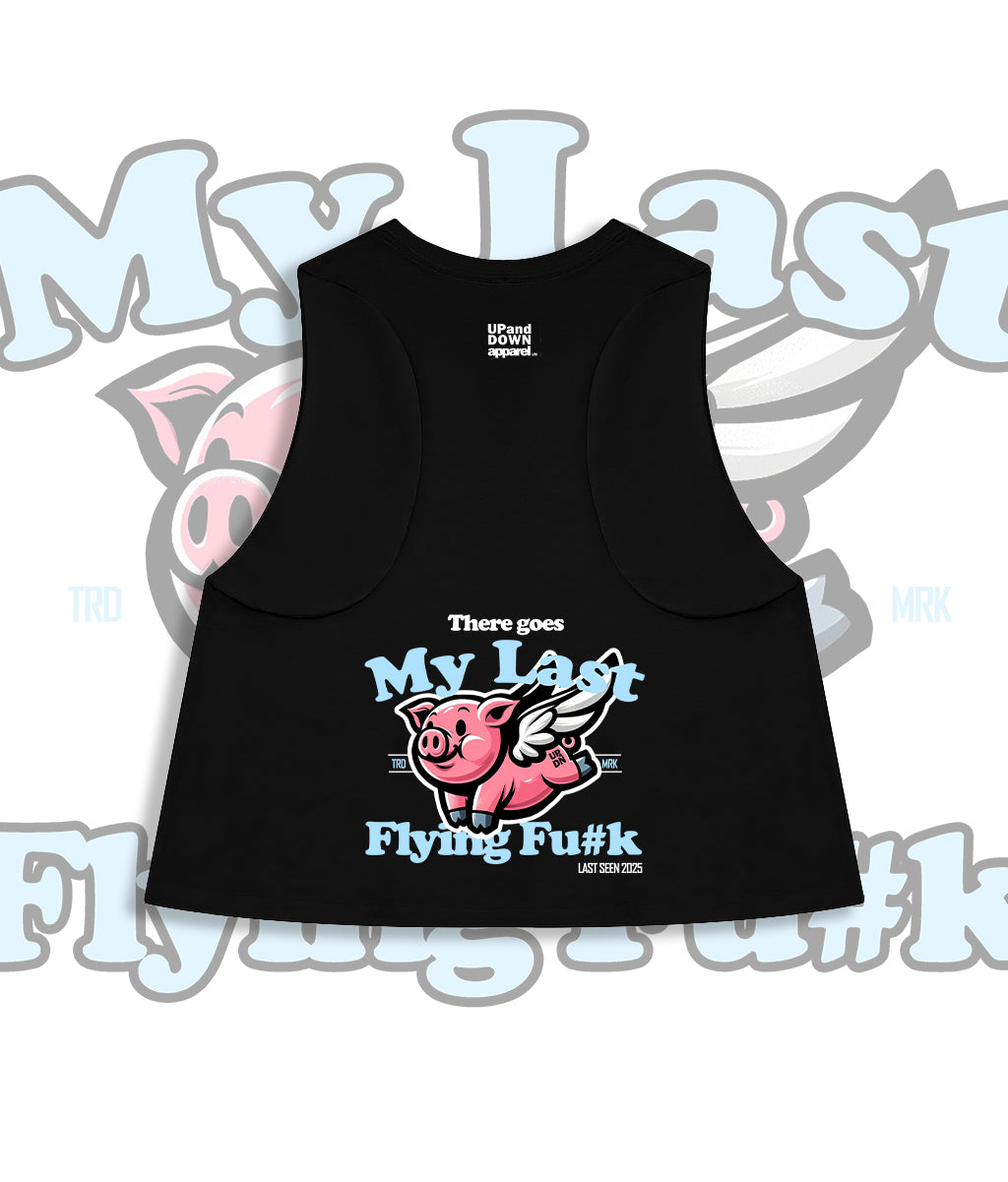 Flying Pig - Racer Crop Tank