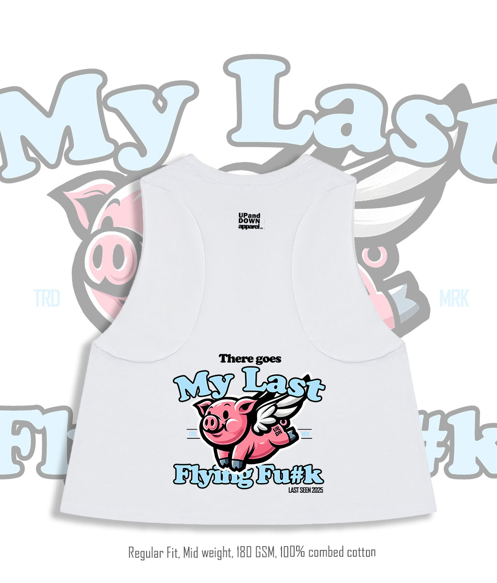 Flying Pig - Racer Crop Tank