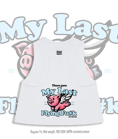 Flying Pig - Racer Crop Tank