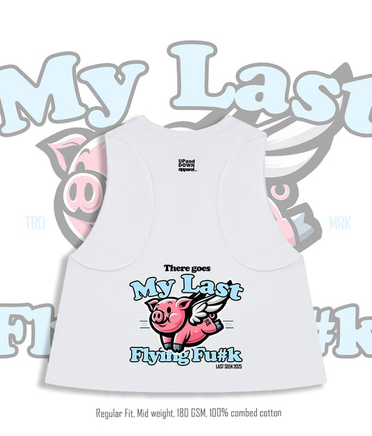 Flying Pig - Racer Crop Tank