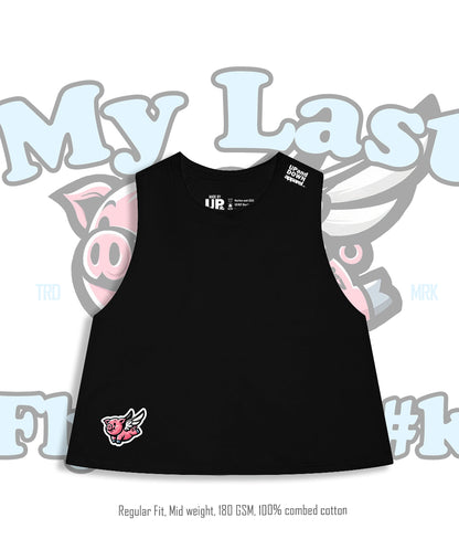 Flying Pig - Racer Crop Tank