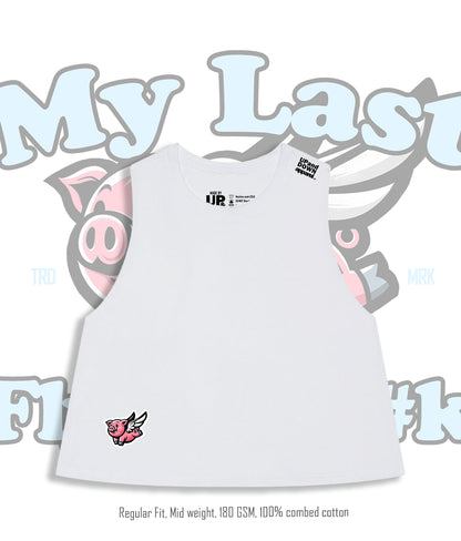 Flying Pig - Racer Crop Tank