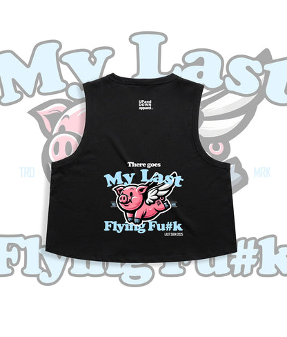 Flying Pig - Racer Crop Tank