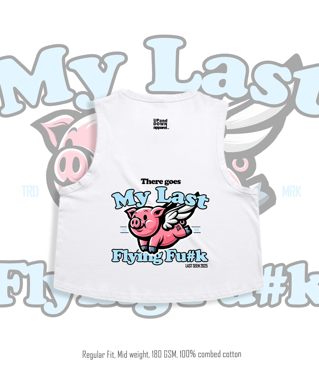Flying Pig - Racer Crop Tank