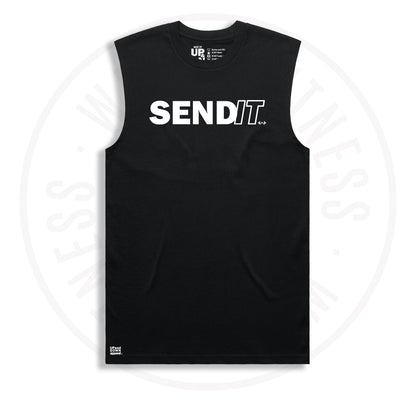 Welch Fitness 'SEND IT' mens heavy tank