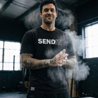 Welch Fitness 'SEND IT' mens tee