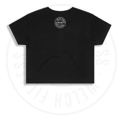 Welch Fitness 'SEND IT' crop tee