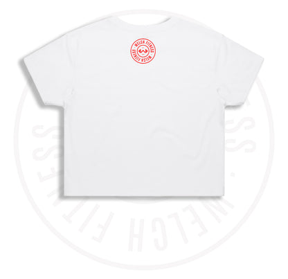 Welch Fitness 'SEND IT' crop tee