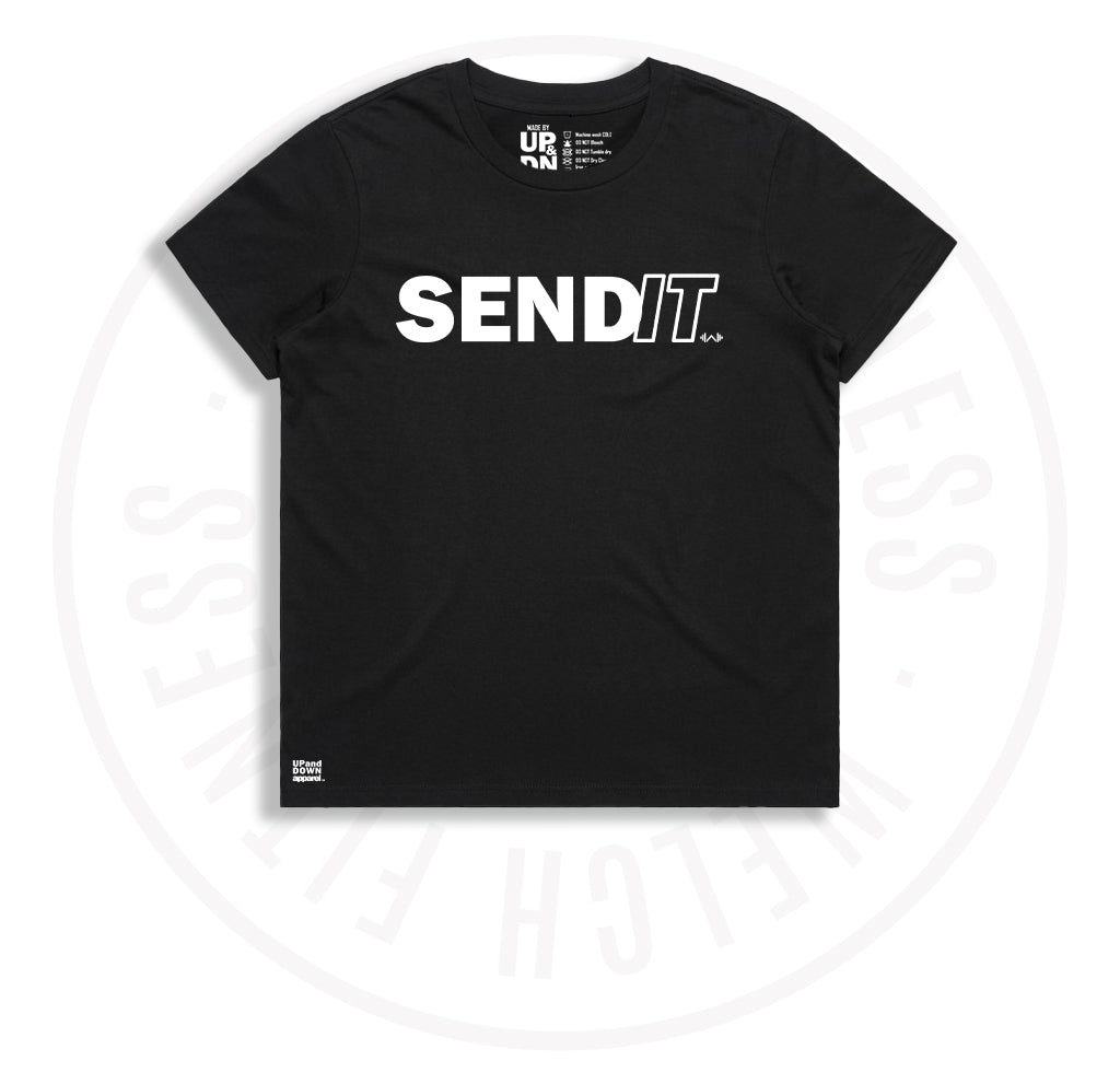 Welch Fitness 'SEND IT' womens tee