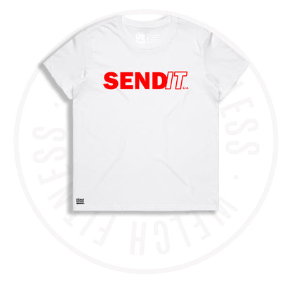 Welch Fitness 'SEND IT' womens tee