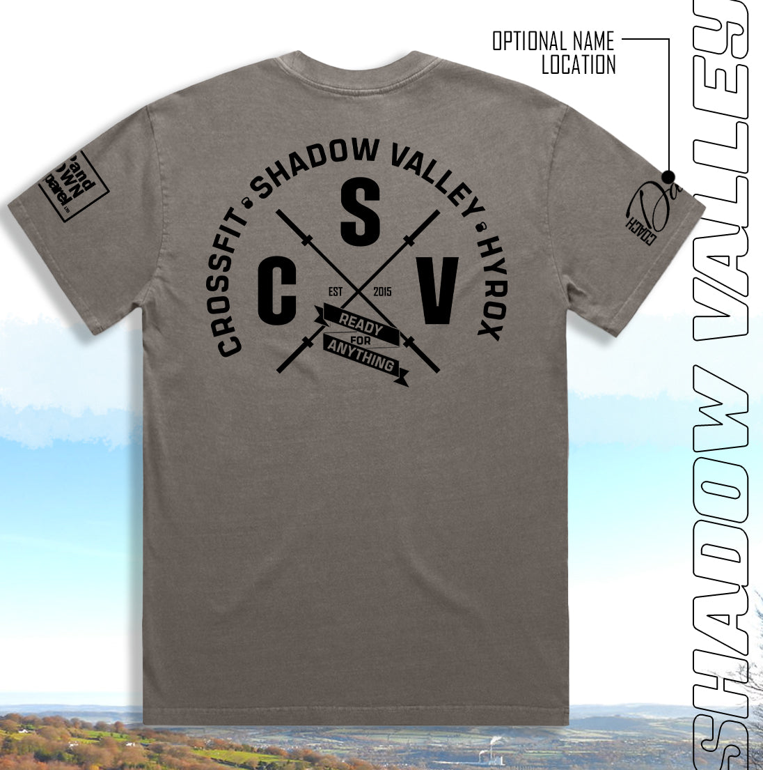 Shadow Valley CrossFit Heavy Faded Tee