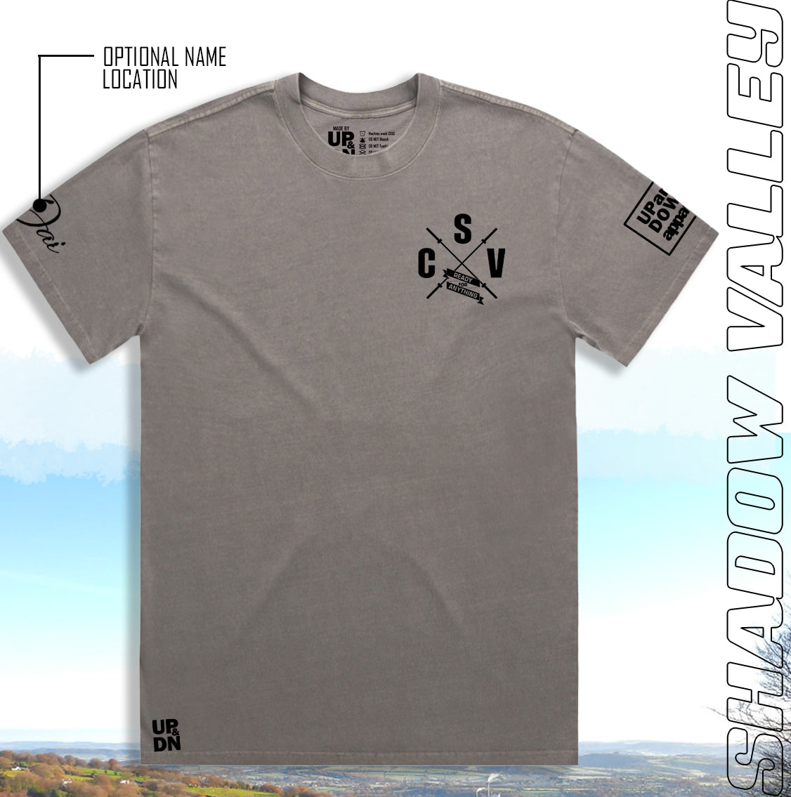 Shadow Valley CrossFit Heavy Faded Tee