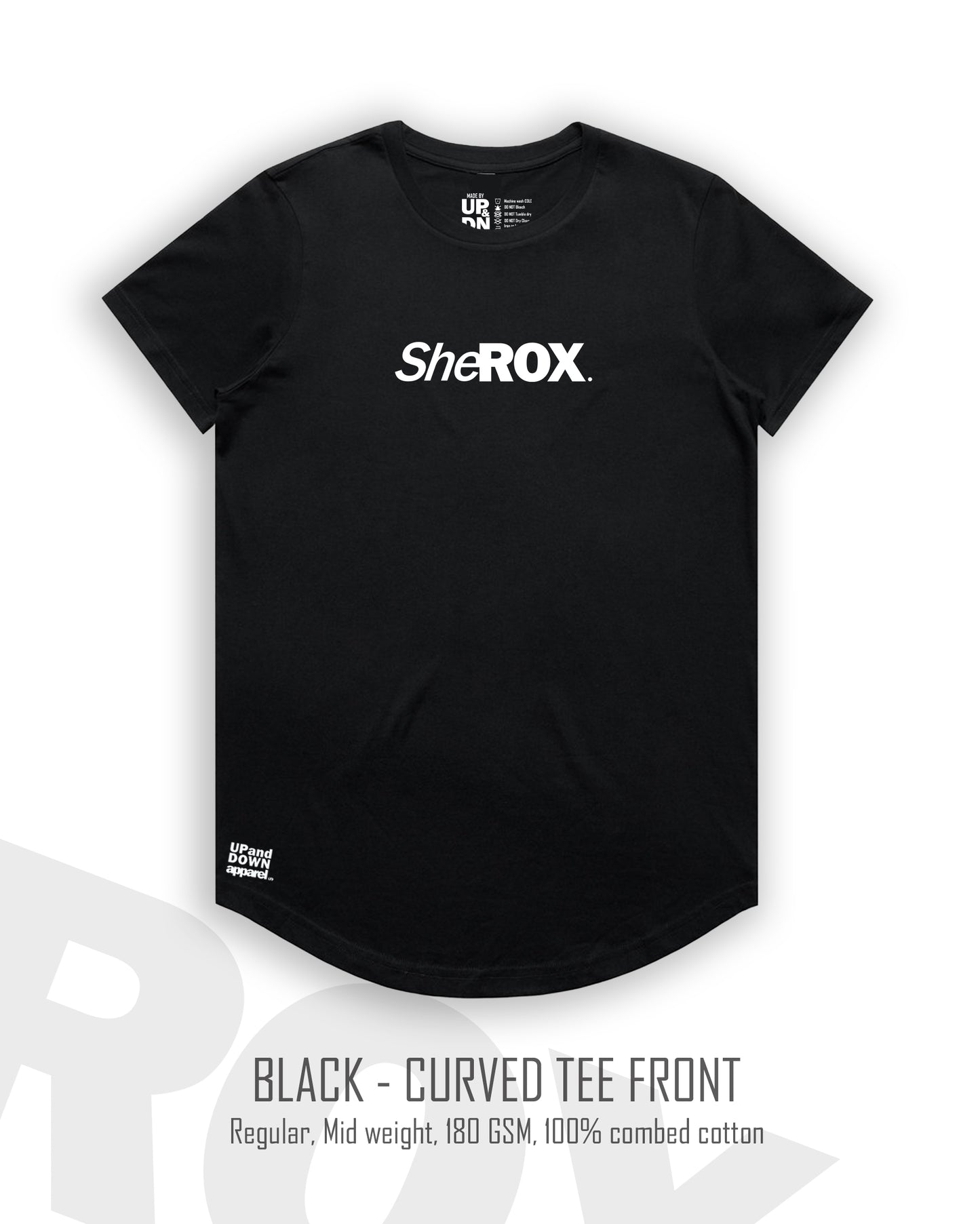 SheRox - The Curved Tee