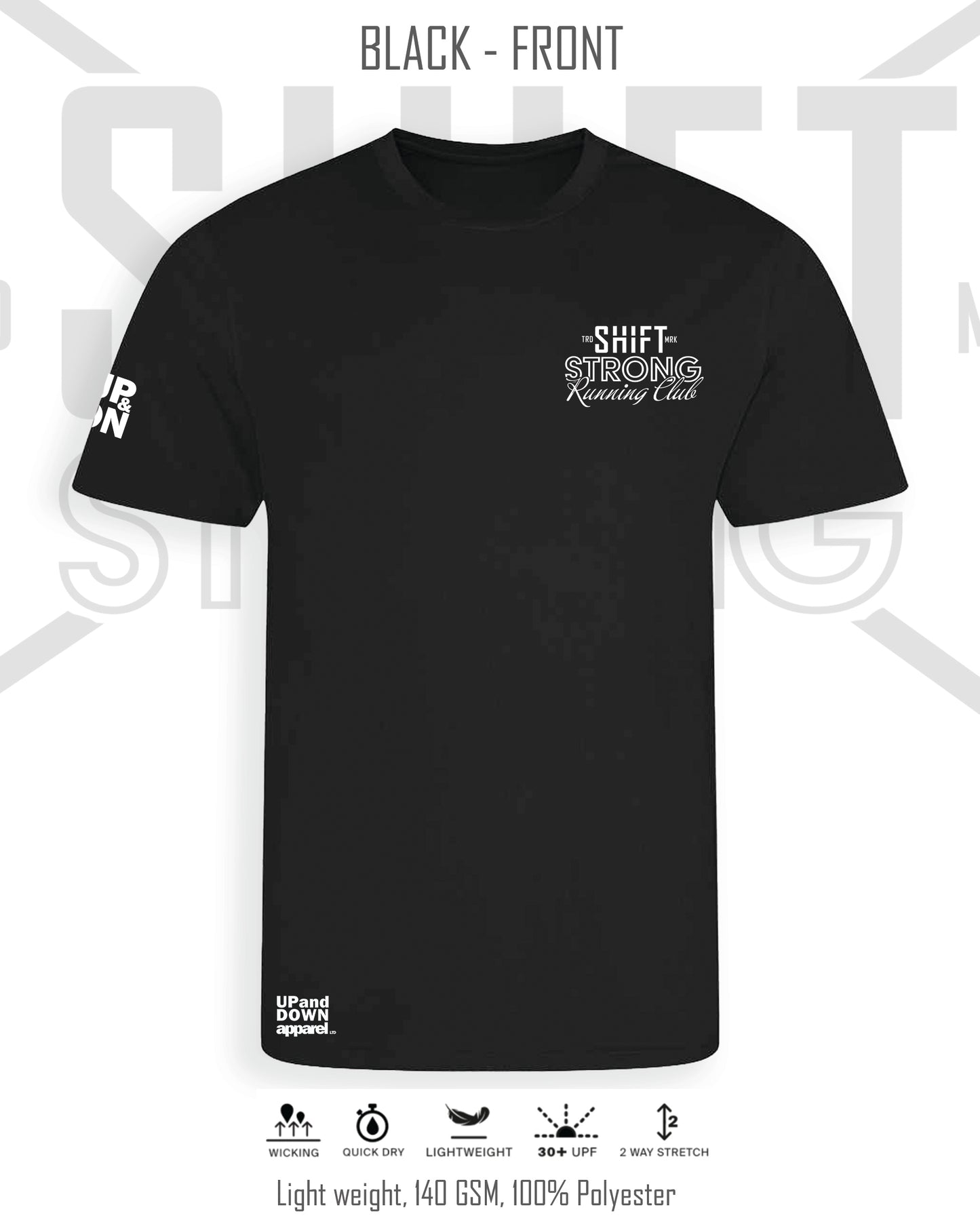 Shift Strong - Tech Running Tee