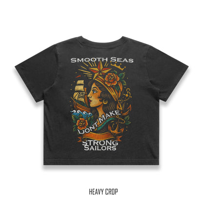 Smooth Seas Crop Tee