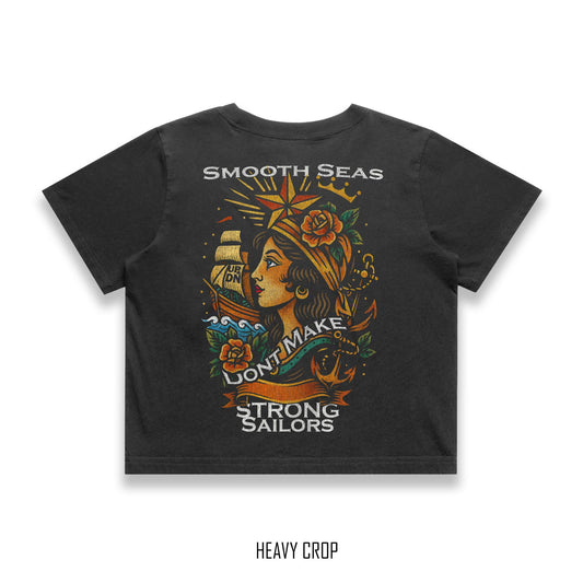 Smooth Seas Crop Tee