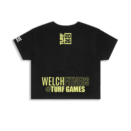 Spring 2026 Welch Fitness Turf Games Crop Tee