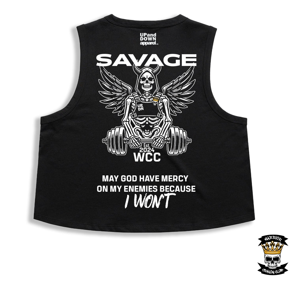 Savage WCC Womens Crop Tank