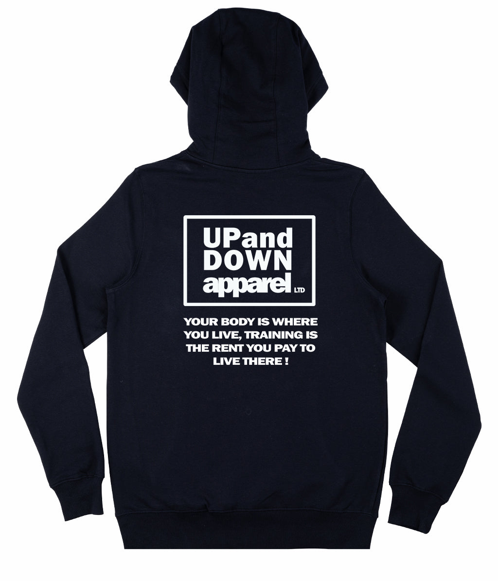 Your Body Unisex Premium Hoodie - Logo front