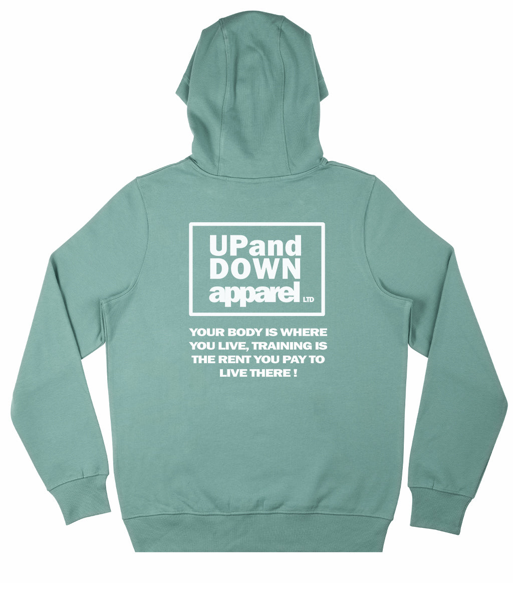 Your Body Unisex Premium Hoodie - Logo front