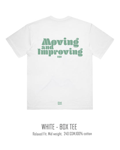 Moving and Improving Box Tee